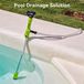 Pompe de transfert électrique - pompe à eau - fonctionne sur batterie - 2 batteries de 4 Ah - capacité : 720 gallons par heure (2725 litres par heure) - diamètre du filtre : 5,6 cm - convient pour l'irrigation et le drainage