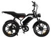 V20 S20 Pro - Vélo électrique Fatbike incl. kettingslot - 20 pouces - moteur 250W - Autonomie jusqu'à 60 km - Freins à disque hydrauliques - batterie 864Wh - Noir