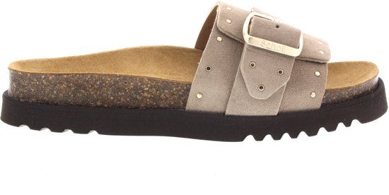Scholl Sandalen Joyce Suede Vrouwen - Donkerbeige