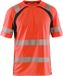 Blåkläder UV-T-shirt High Vis 3397-1013 - High Vis Rood/Zwart - L