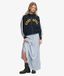 Superdry Jupe Longue à Volants Tissée Bleu Taille : 42