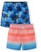 Minoti Zwemshorts Jongens 2-Pack Schildpadprint Blauw