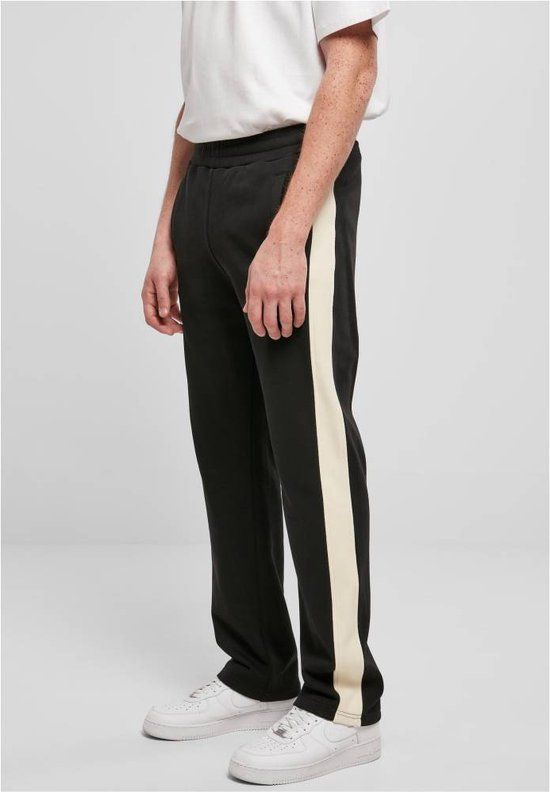 Urban Classics Striped Heren joggingbroek - Zwart - XXL