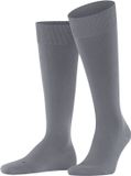 FALKE Ultra Energizing katoen kniekousen heren grijs - maat 43-44