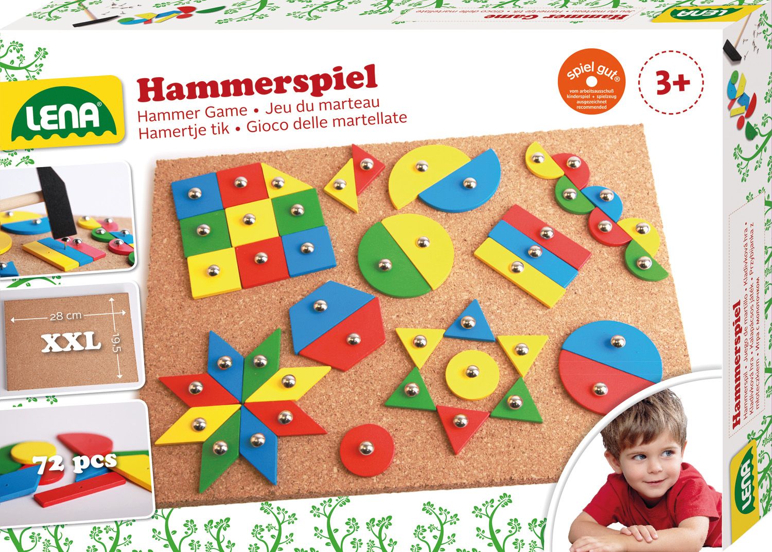 Lena Hamertje Tik Junior Hout - 75-delig - Vanaf 3 Jaar - Jongens