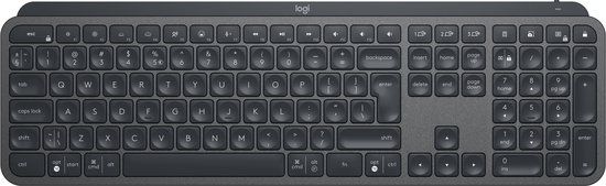 Logitech MX Keys for Business - Tastatur - hinterleuchtet - Bluetooth, 2.4 GHz - QWERTY - Pan-Nordic - Graphite