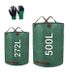 Unyqoos® Sacs de jardin avec gants pour feuilles et déchets de jardin