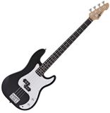 Gear4music LA Basgitaar, Zwart
