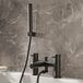 Hudson Reed Otto Robinet mélangeur bain-douche - Moderne - Noir – Remplisseur baignoire