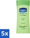 Vaseline 5 x Aloe Soothe Lait corporel - Rafraîchissant - 400 ml - Lot économique