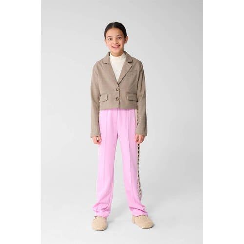 Shoeby casual broek lichtroze