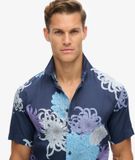 Superdry Hawaïaans overhemd Heren Katoen Korte Mouw XL