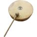 FUZEAU - 70627 - Houten tamboerijn - Natuurlijke huid Ø 20 cm zonder oorbel - Geleverd met 1 hamer - Authenticiteit van het geluid gegarandeerd - Vanaf 4 jaar, beige