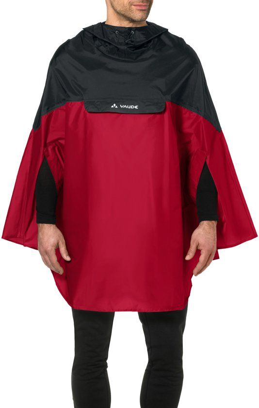 Vaude Covero II Jas rood/zwart Maat L