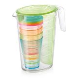 Tescoma Dzbanek myDRINK 2,5l, 4 kubki z pokrywką-Ze