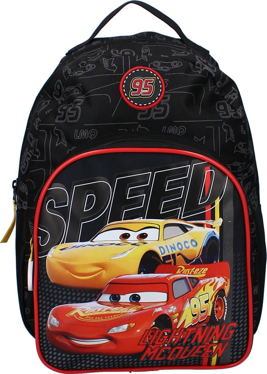 DISNEY CARS Cars Ride in Style Rugzak Zwart Auto koffer en