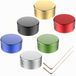 SOLUTEK Pedaalvoetschakelaar, topper met 3 schroeven en rubberen inzetstuk, past goed op gewone pedaalschakelaars (3/8 "10 mm) Rood Zilver Zwart Goud Blauw Groen 6 Pack