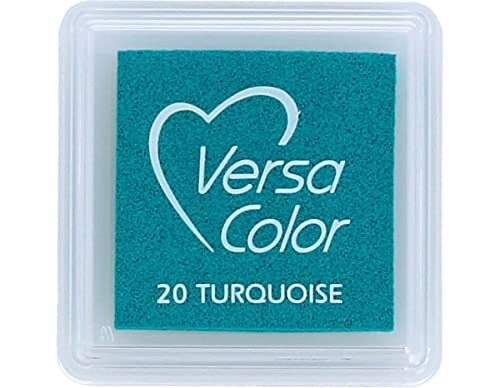 Versasmall VersaColor stempelkussen klein Cube 25 × 25 mm pigment turquoise