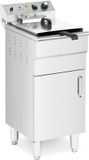 Royal Catering Elektrische friteuse - 13 L - 5.000 W - aftapkraan - koude zone - met kast