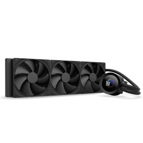 NZXT Kraken Plus 360 - Dissipatore CPU AIO 360mm, LCD - Nero