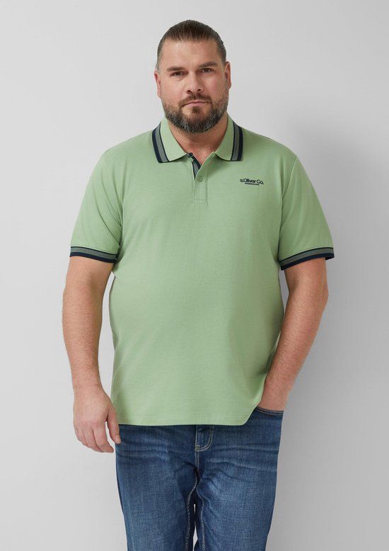 s.Oliver Polo-Shirt 3XL Saliegroen