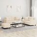 Maison Exclusive - Ensemble de canapés 3 pièces avec coussins, microfibre beige