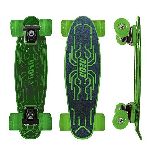 Mondo Toys Skateboard Neon Hype - Groen - 55 x 15 cm - 25259