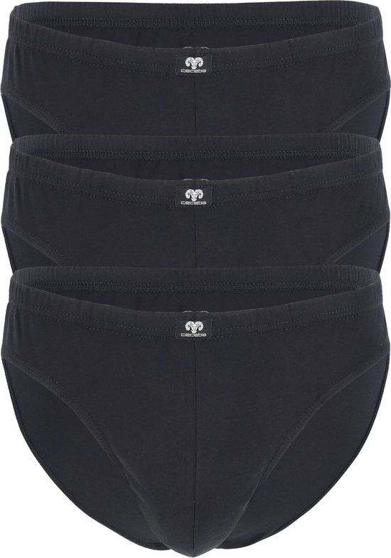 CECEBA Daytona Herenslip - 3-pack - Zwart - Maat 4XL