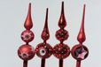 Kaemingk Decoris Piek van Glas Kerstrood/Rood 31cm
