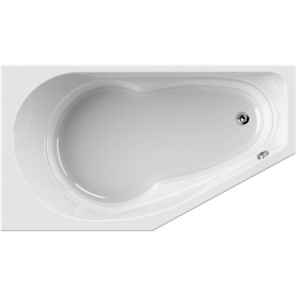 Wisa Tirano Bad - 160 x 90 cm - Wit - Rechthoekig