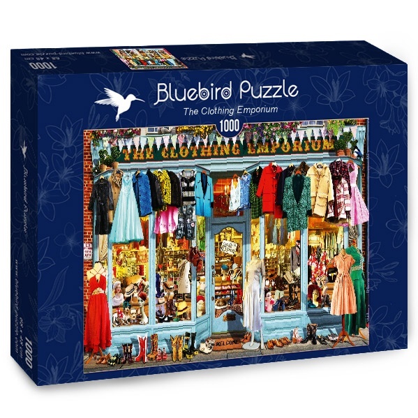 Bluebird Puzzle The Clothing Emporium Puzzel (1000 stukjes)