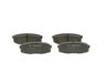 Bosch BP1288 Remblokken - Achteras - ECE-R90 gecertificeerd - 1 set van 4 remblokken