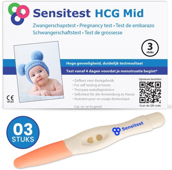 Sensitest Zwangerschapstest Midstream – 3 stuks