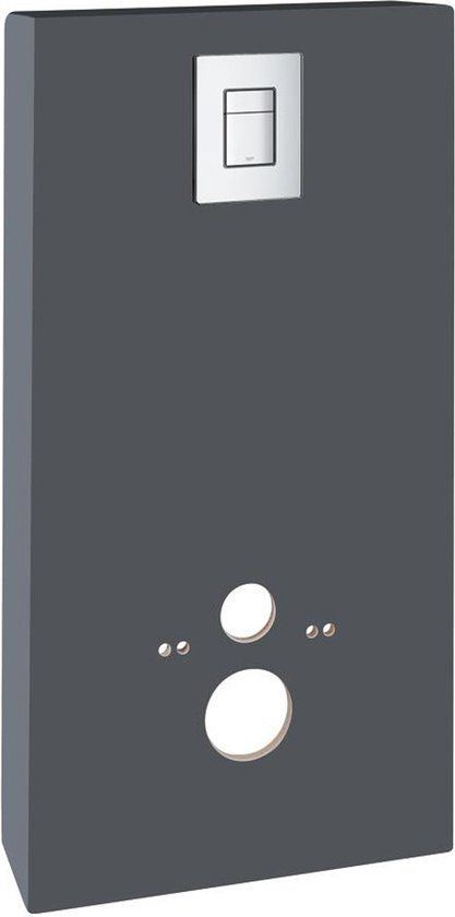 GROHE QuickFix Solido Monobloc Bedieningspaneel - incl. Skate Cosmopolitan drukknop - slate grey - 39377XI0