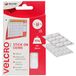 VELCRO Merk Stick On Coins Dubbelzijdige Hook & Loop Zelfklevende Sticky Munten Perfect voor kamer decor & thuis, kantoor, garage gebruik wit 16 mm x 16 mm Set van 16