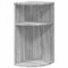 vidaXL Bijzettafel 29,5 x 29,5 x 60 cm bewerkt hout grijs sonoma