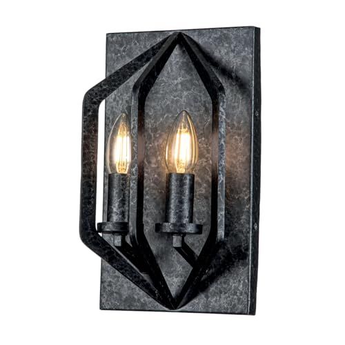 Elstead Lighting Elstead Quoizel Vanguard Wandlamp Oud Zwart