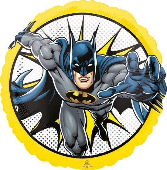 Amscan Batman Folie Ballon - 43cm - Superheld - Kinderfeestje