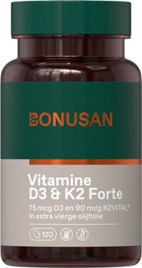 Bonusan Vitamine D3 & K2 Softgel Capsules