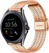 Strap-it Stalen Smartwatch bandje - Geschikt voor Fossil Gen 5e - 44mm roestvrij stalen band - rosé goud