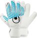 Uhlsport Fm Cybertec Soft Flex Frame Keepershandschoenen - Wit / Lichtblauw / Zwart | Maat: 6.5