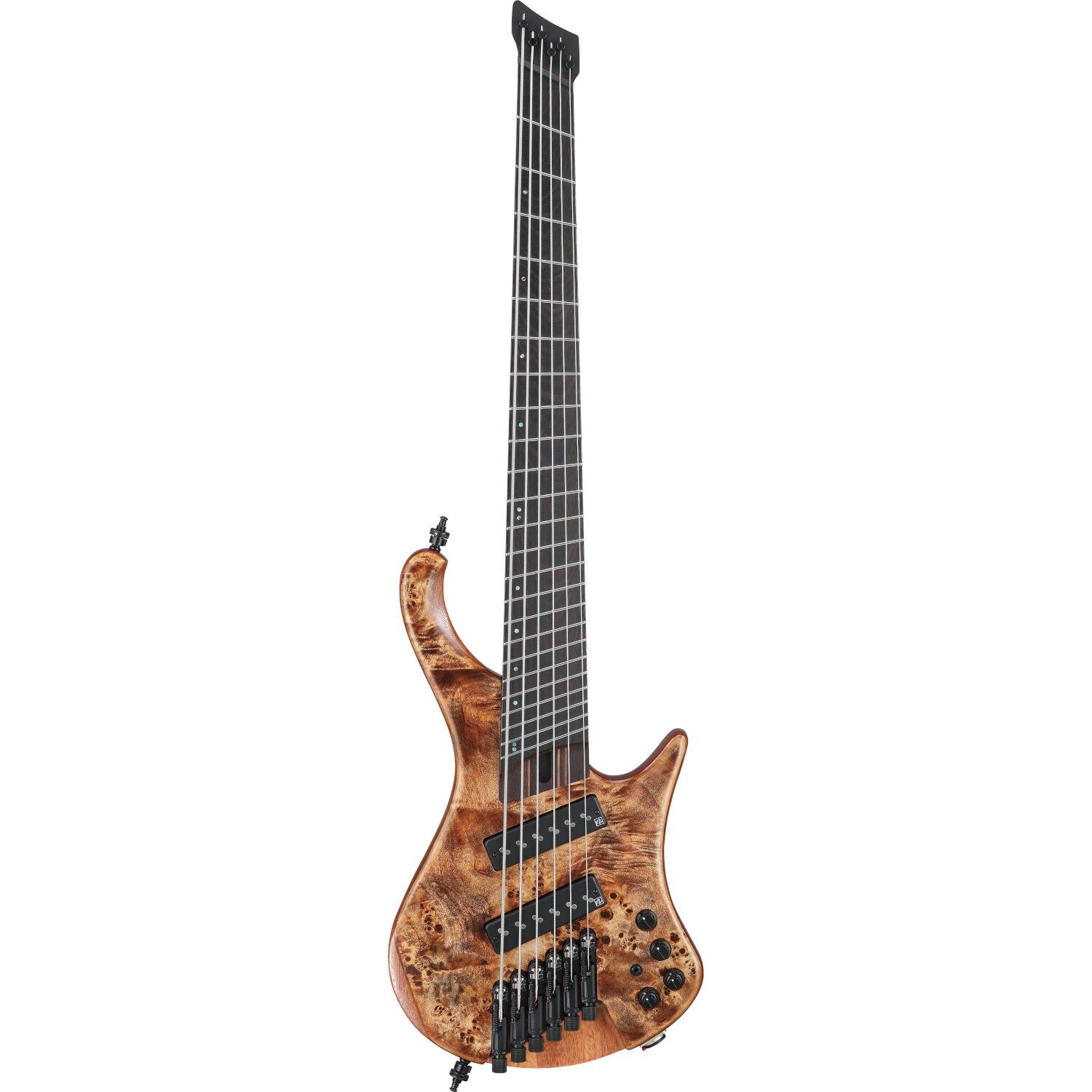 Ibanez EHB1506MS Bass Workshop 6-String Headless Bass Guitar - Antique Brown Stained Low Gloss with Gig Bag