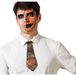 BigBuy Carnaval Halloween cravate citrouille