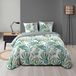 Louna Beddengoedset - Vert - Imprimé Nature - Deux personnes - 240x220 cm