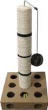 Dehner Kattenkrabpaal Tango, ca. 52 x 25,5 x 25,5, sisal, lichtbruin/beige