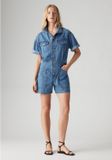 Levi's Plus Sur Playsuit Blauw M Vrouw