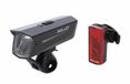 XLC Proxima CL-S24 Fietsverlichtingset – LED Fietslampjes – USB oplaadbaar
