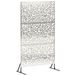 vidaXL Privacyscherm 100 x 50 x 180 cm Roestvrij staal zilver