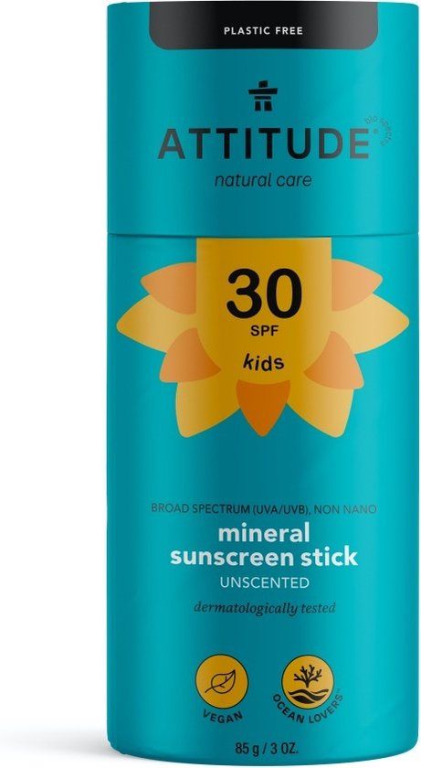 Attitude - Zonnebrand SPF 30 Plastic Free - 85gr