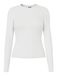 Pieces PCLULA Slim Fit shirt met lange mouwen met ronde hals